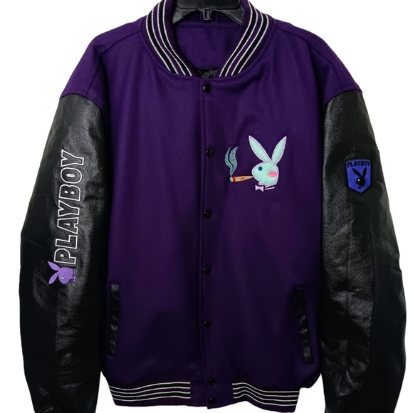 Ultimate Luxury Playboy Bunny Varsity Jacket